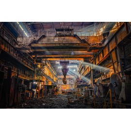 Fototapetas Metalo fabriko paveikslas